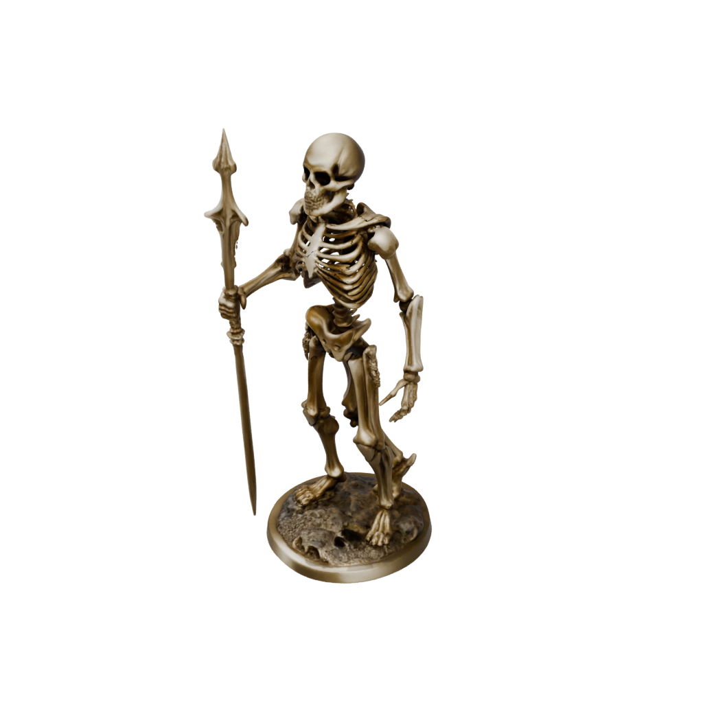 Gold Skeleton Warrior