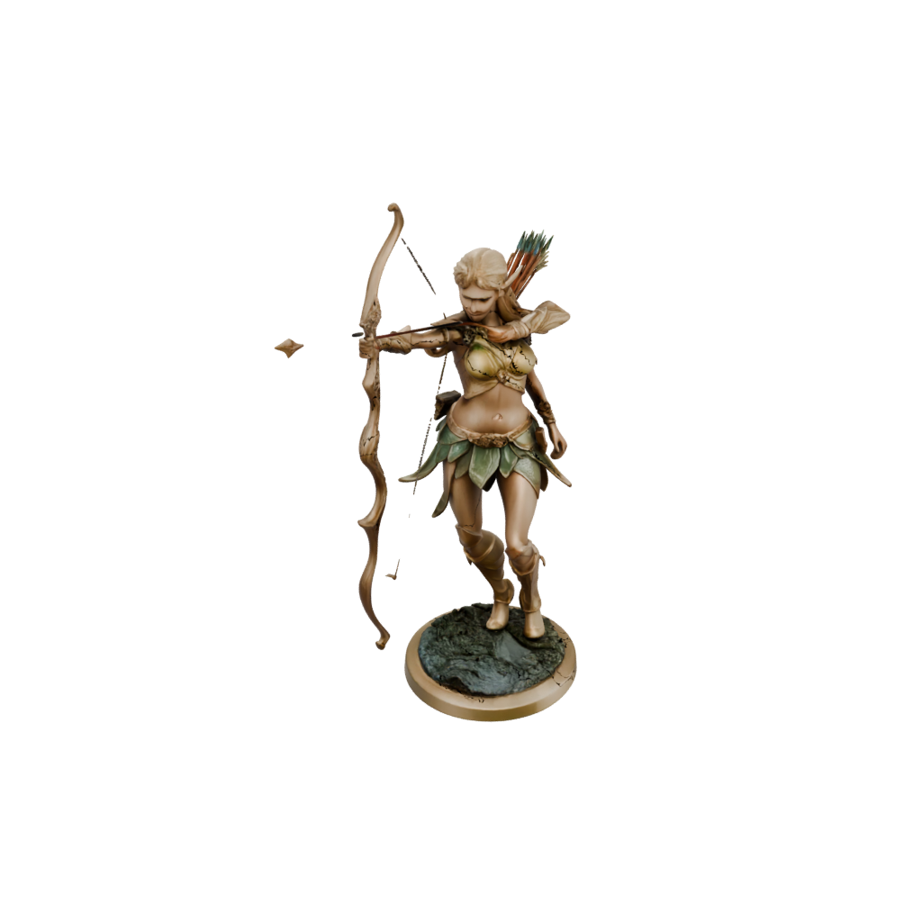 Gold Elven Ranger Archer
