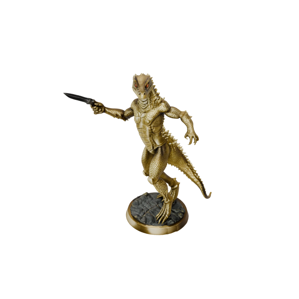 Gold Lizardfolk Hunter