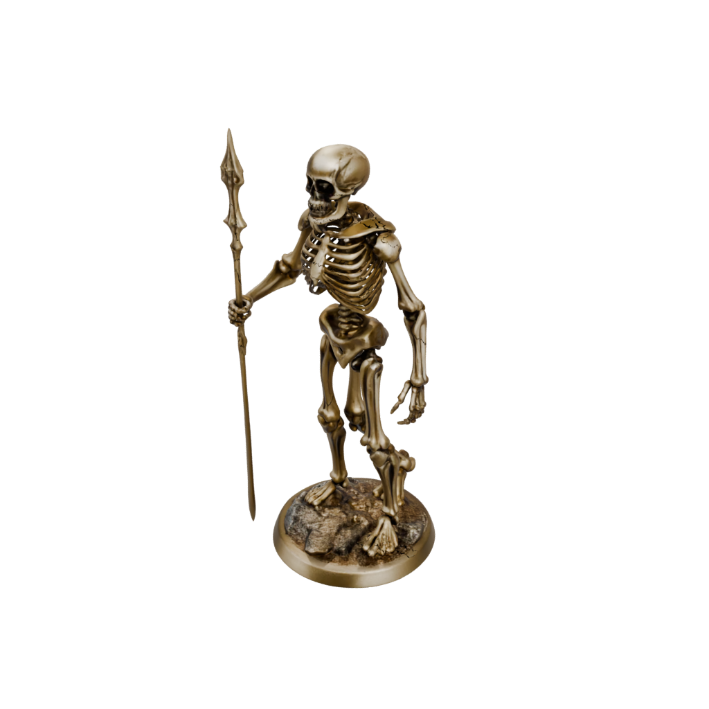 Gold Skeleton Warrior
