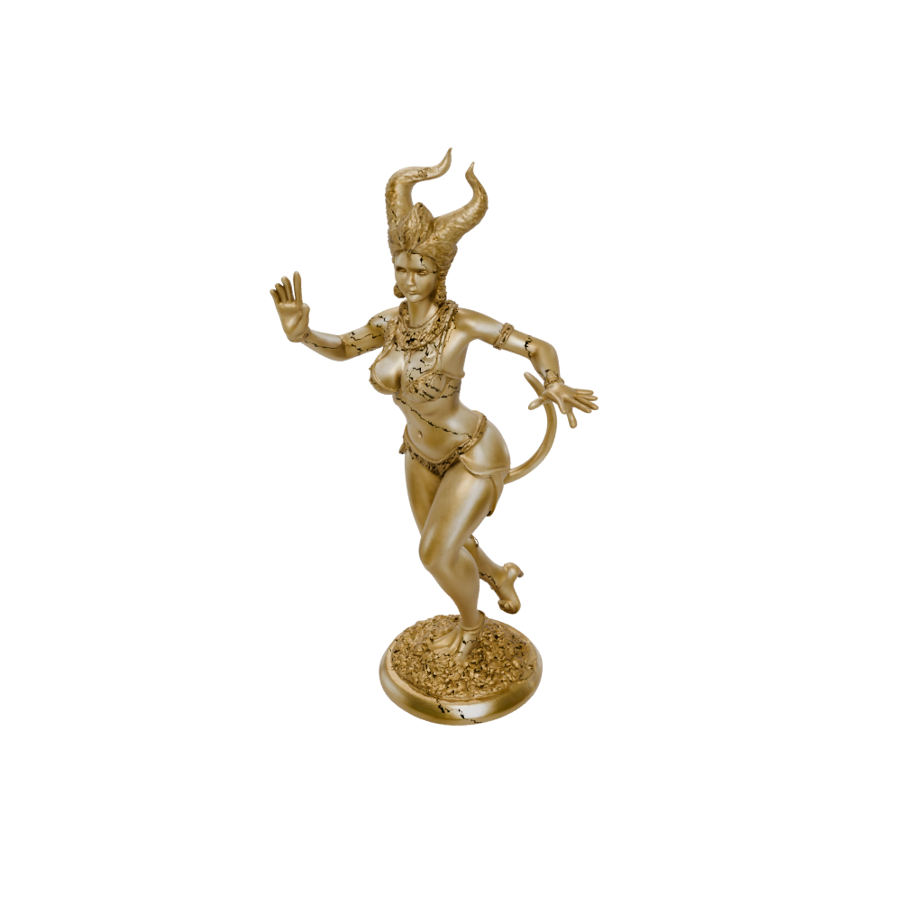 Gold Fire Genie Efreet