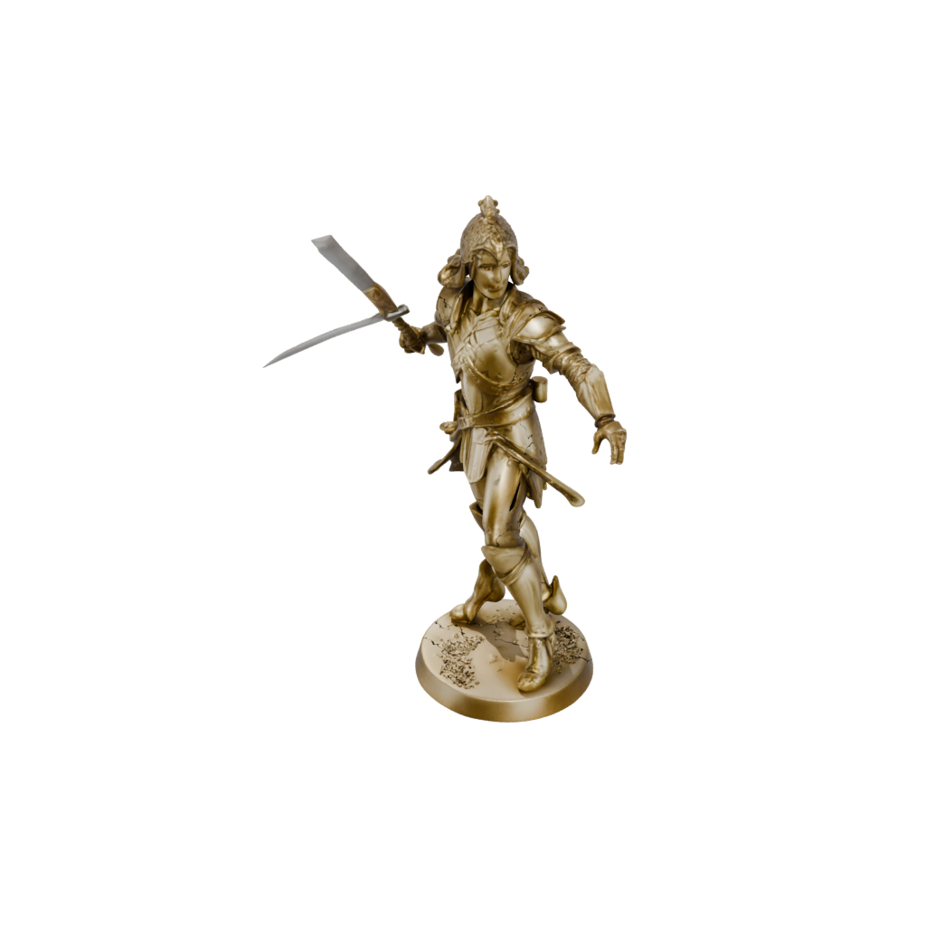 Gold Human Swordmaster