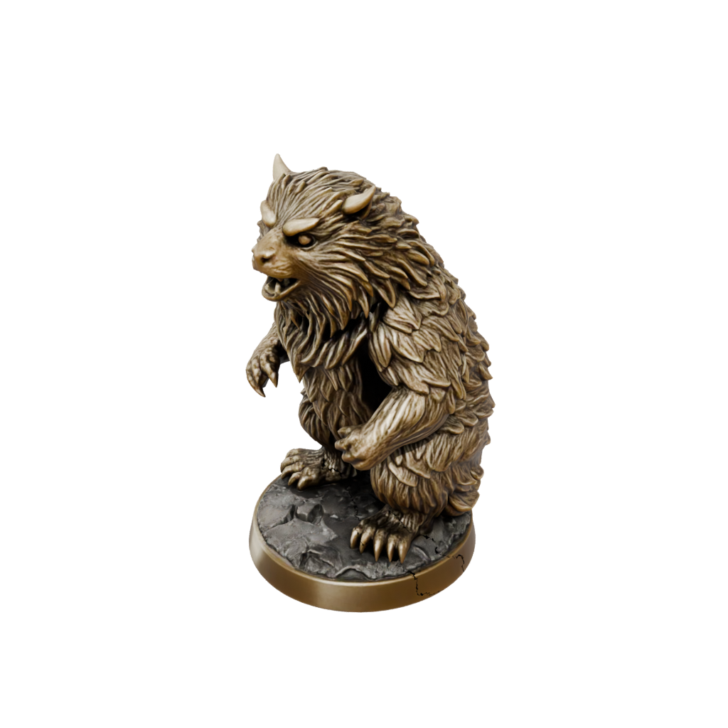 Gold Owlbear Beast