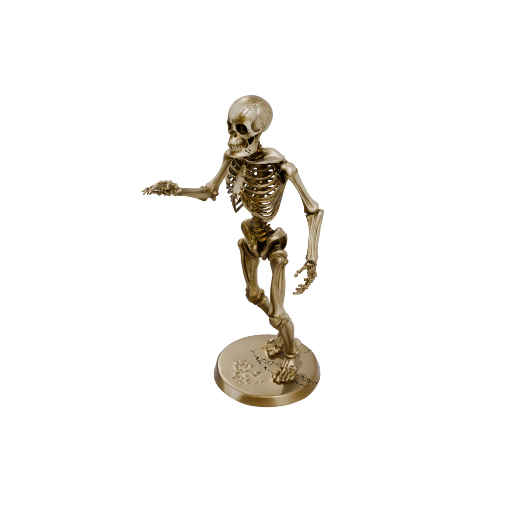 Gold Skeleton Warrior