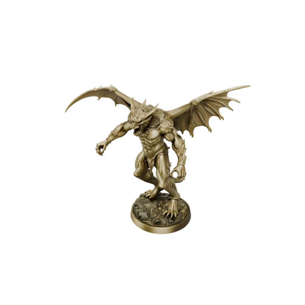Gold Gargoyle Sentinel