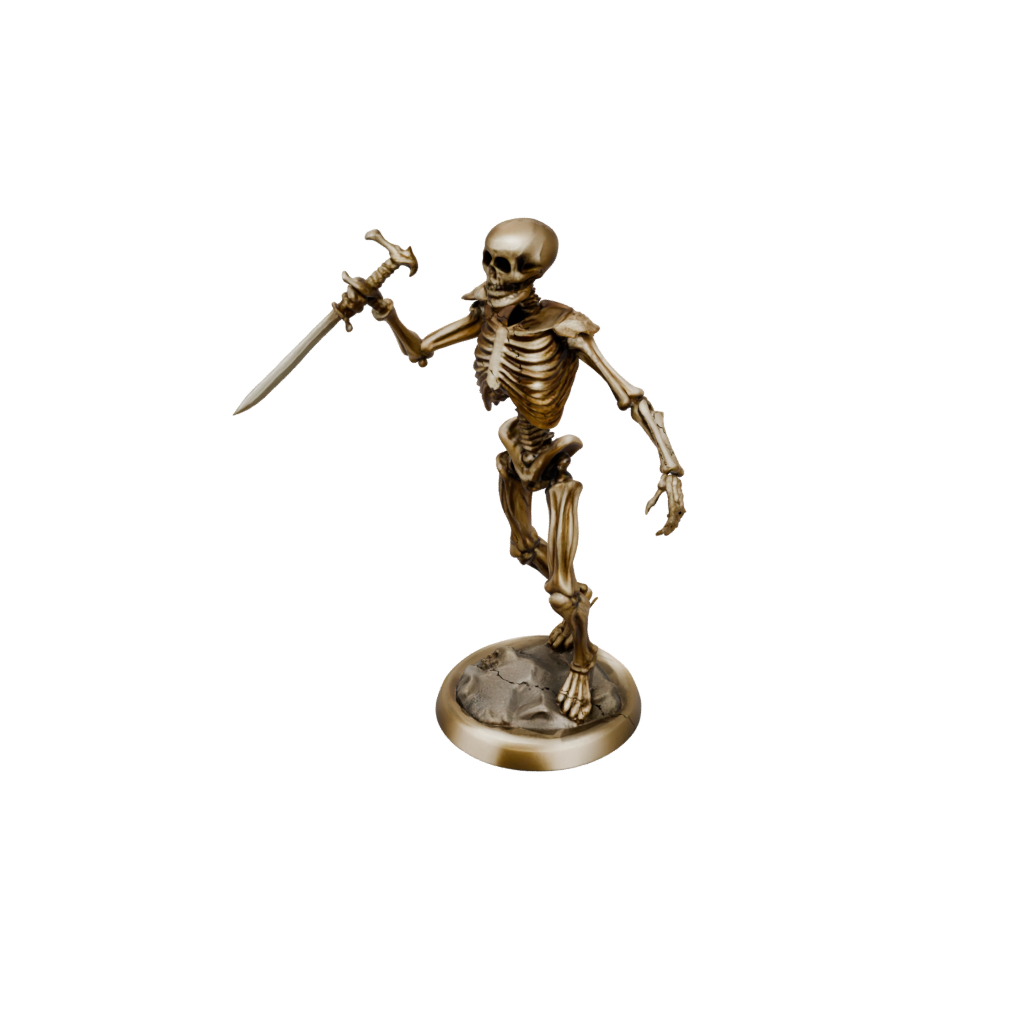 Gold Skeleton Warrior