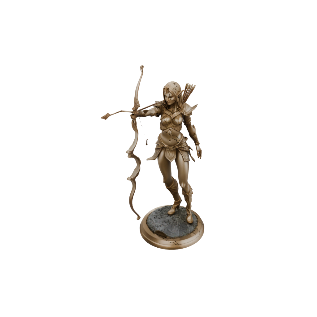 Gold Elven Ranger Archer