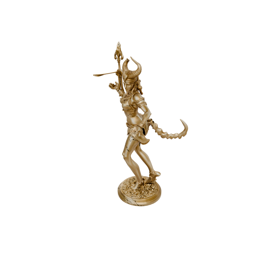 Gold Fire Genie Efreet