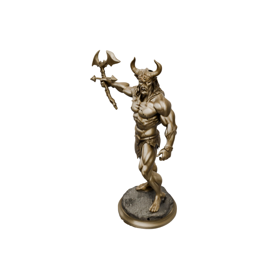 Gold Minotaur Gladiator