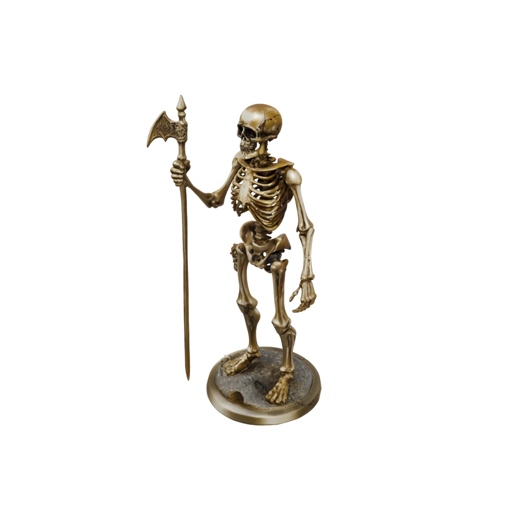 Gold Skeleton Warrior