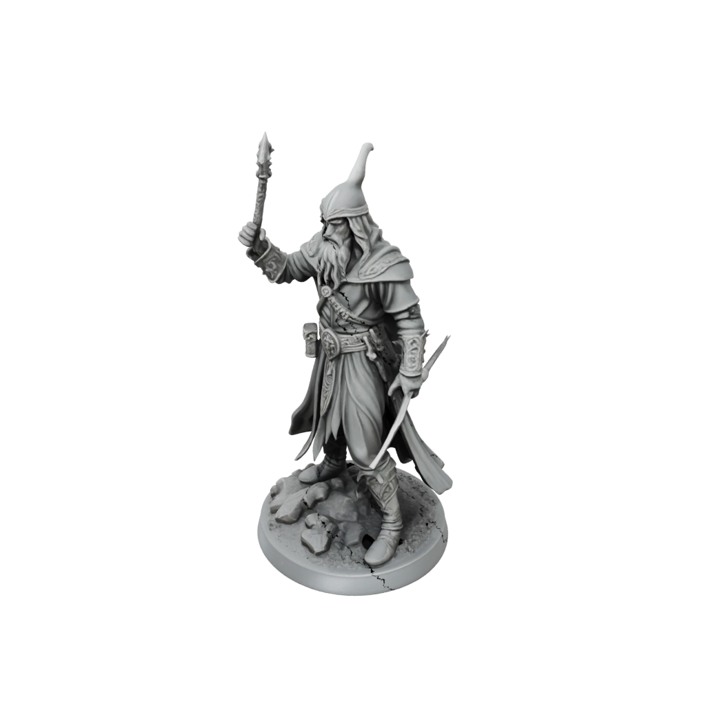 Battle Wizard With Staff