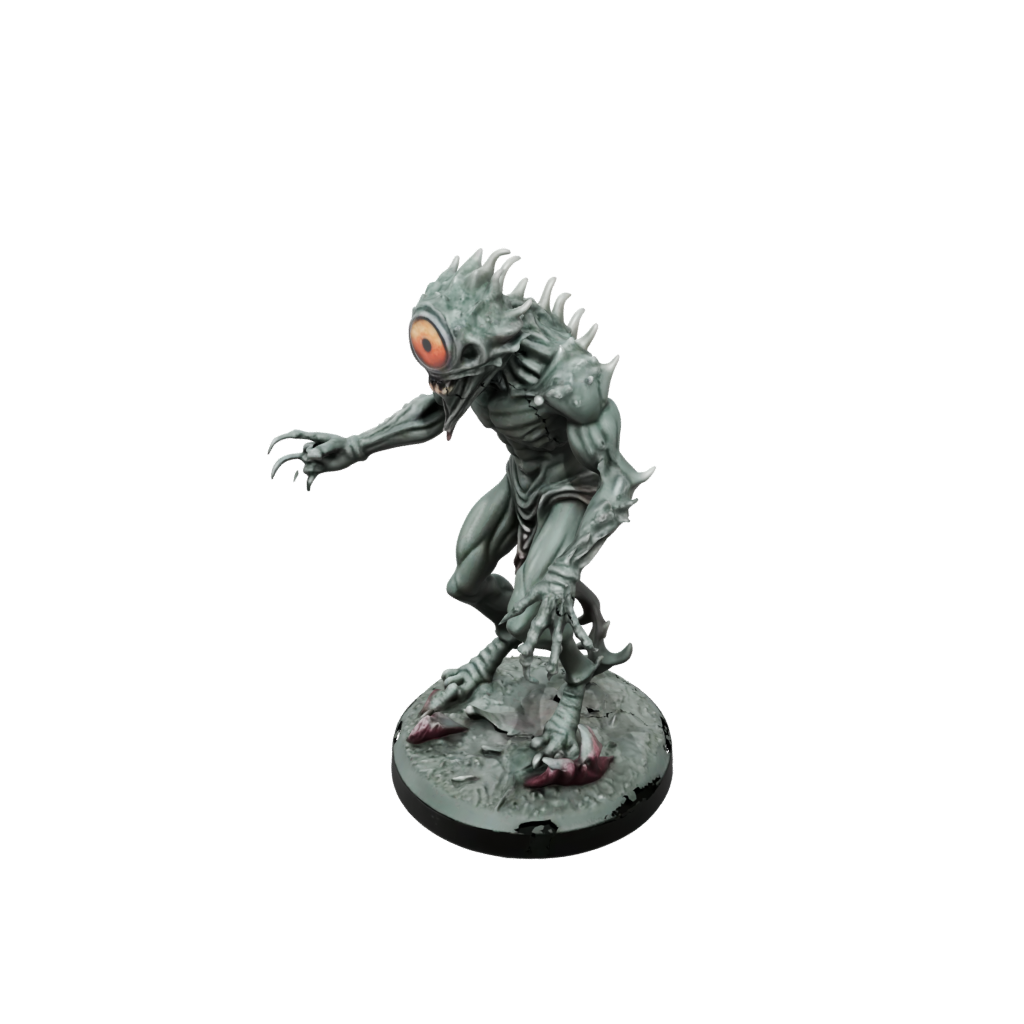 Beholder-Style Floating Eye Tyrant — tabletop minis 3D print model, STL