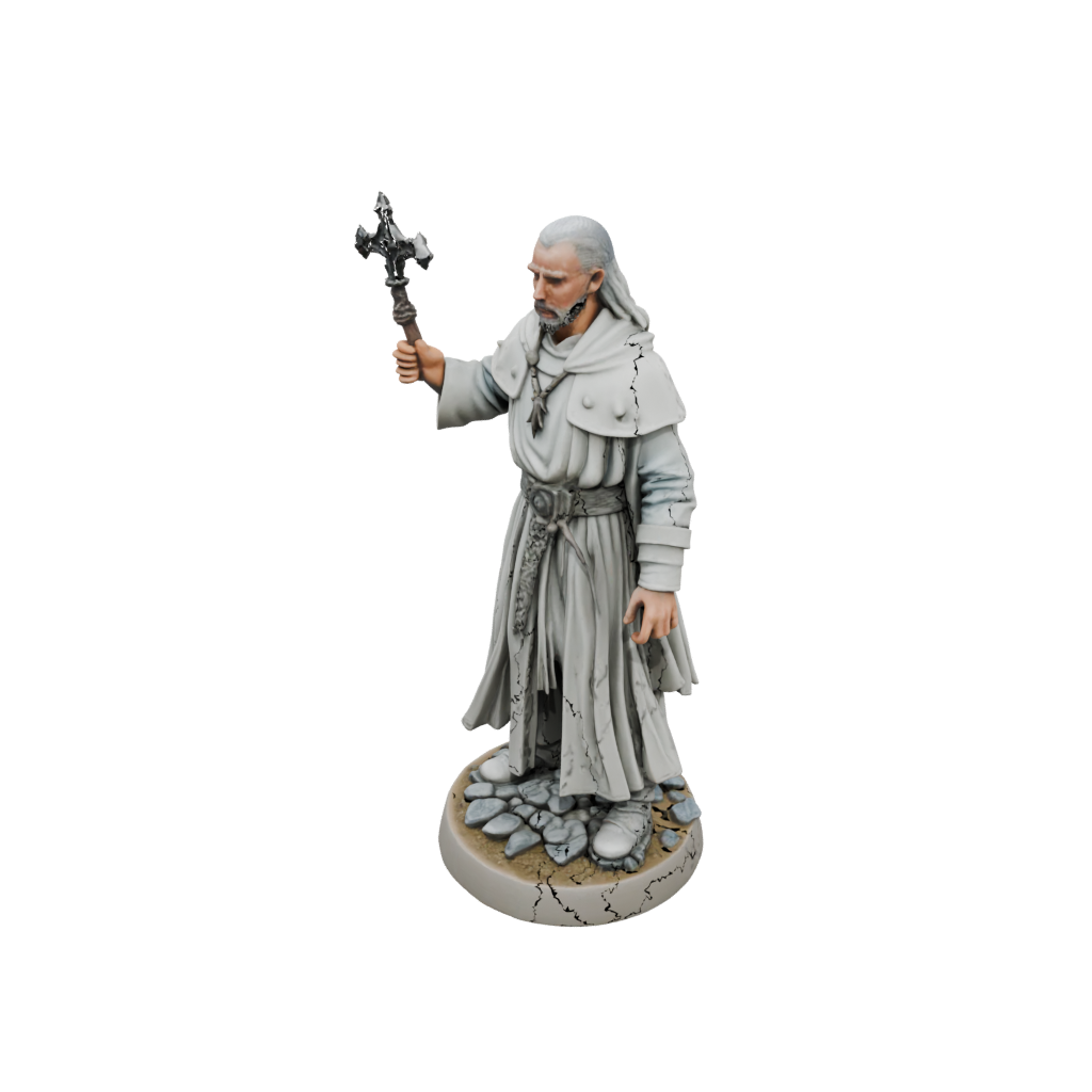 Cleric Priest With Mace