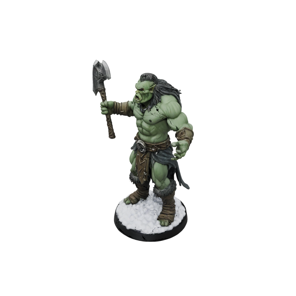 Holiday Half-Orc Berserker