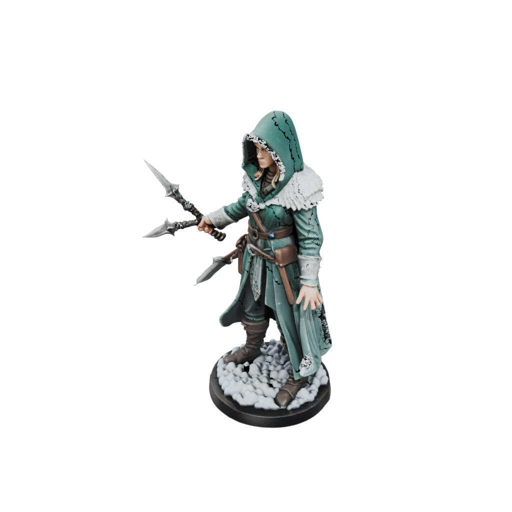 Holiday Hooded Rogue With Daggers