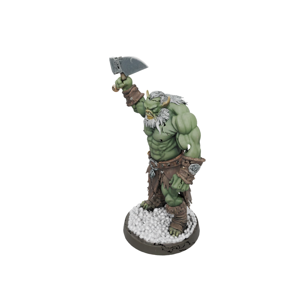 Holiday Orc Brute With Cleaver