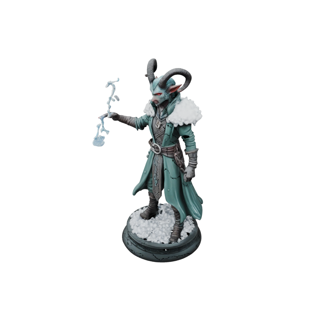 Holiday Tiefling Warlock