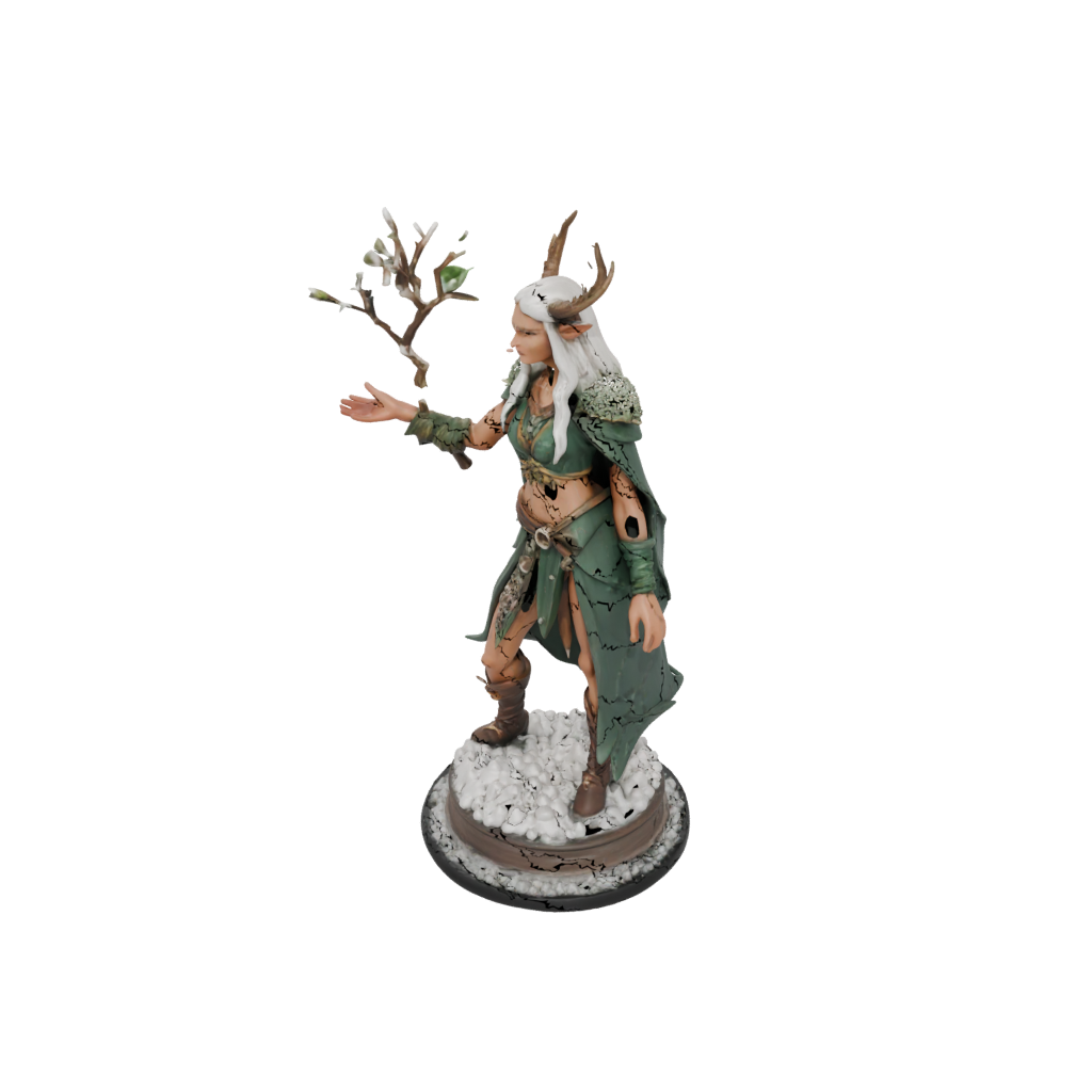 Holiday Wood-Elf Druid