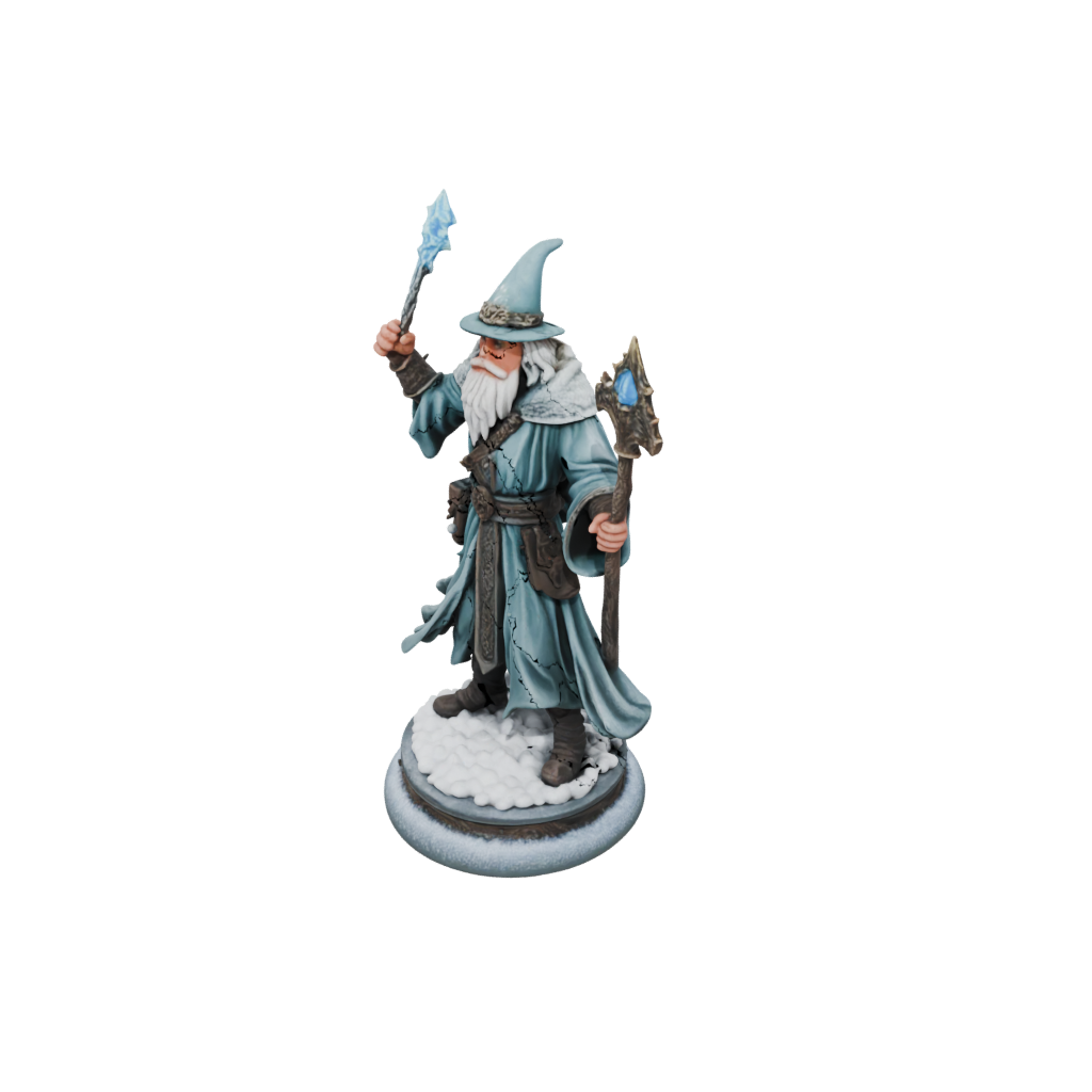 Holiday Battle Wizard With Staff