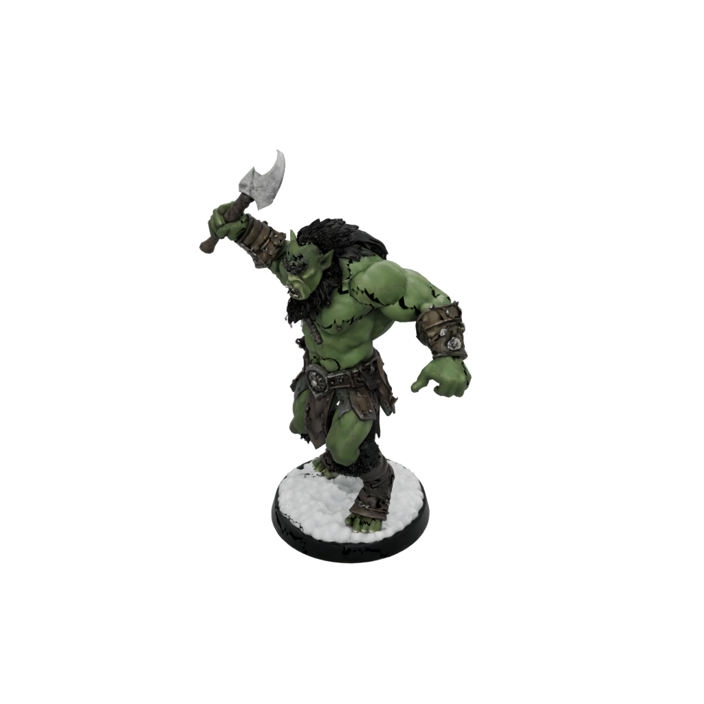 Holiday Half-Orc Berserker