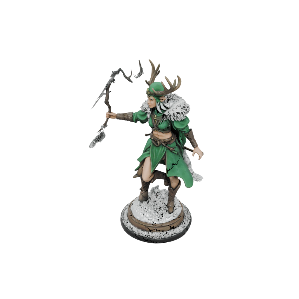 Holiday Wood-Elf Druid