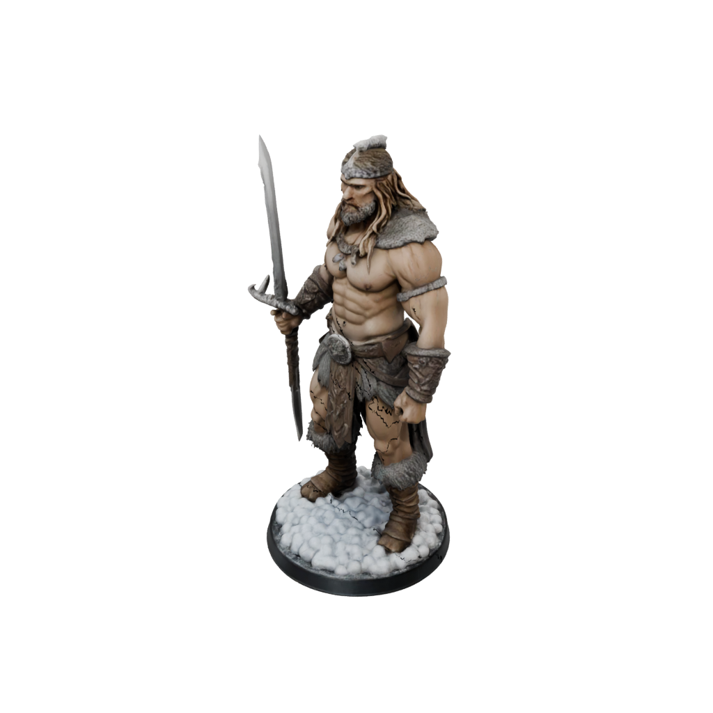 Holiday Barbarian With Greatsword