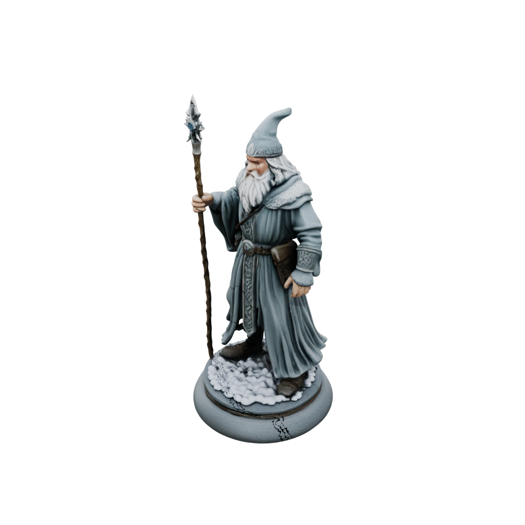 Holiday Battle Wizard With Staff