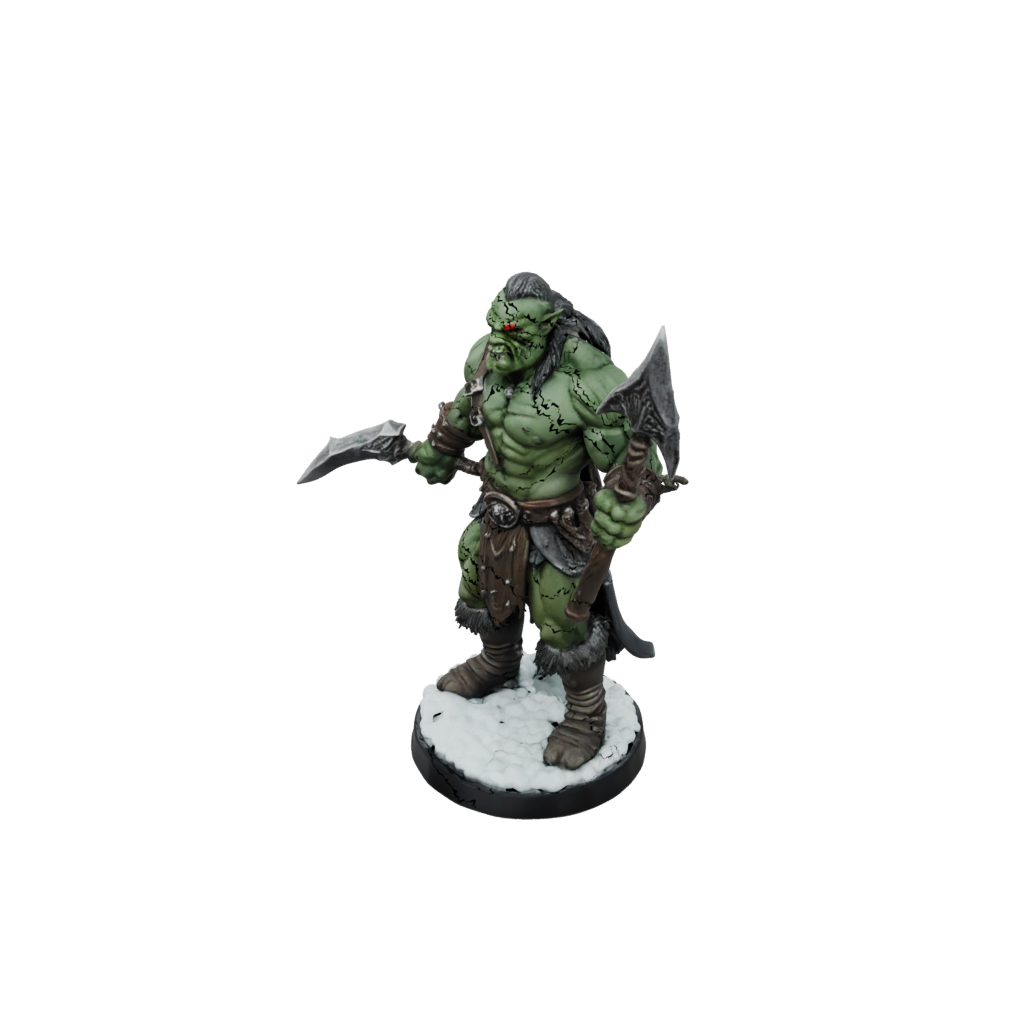 Holiday Half-Orc Berserker