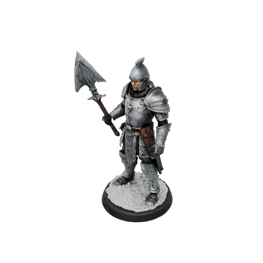 Holiday Armored Paladin With War Maul