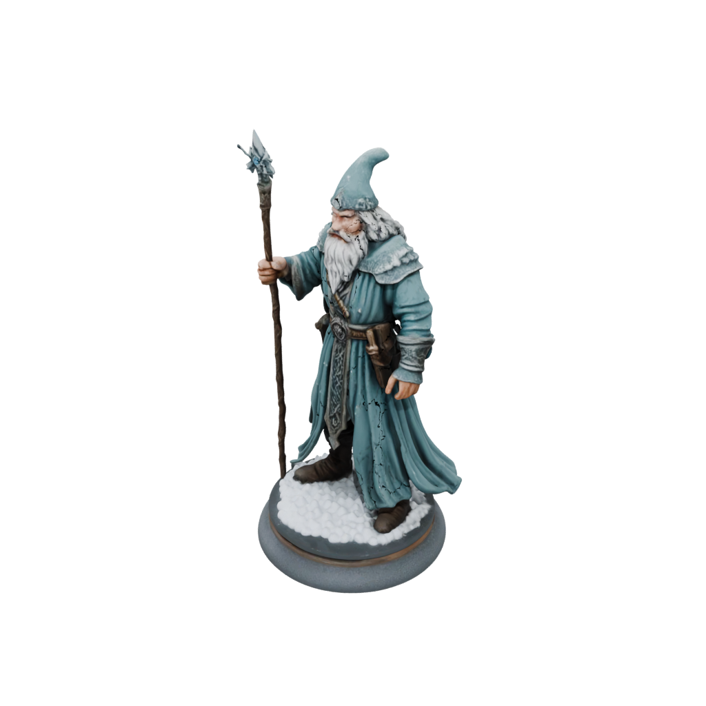 Holiday Battle Wizard With Staff