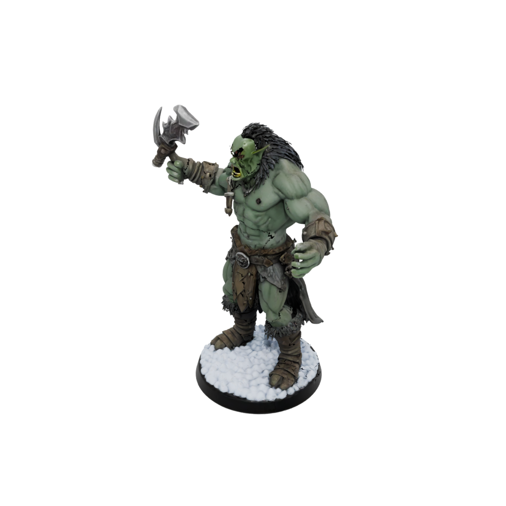 Holiday Half-Orc Berserker