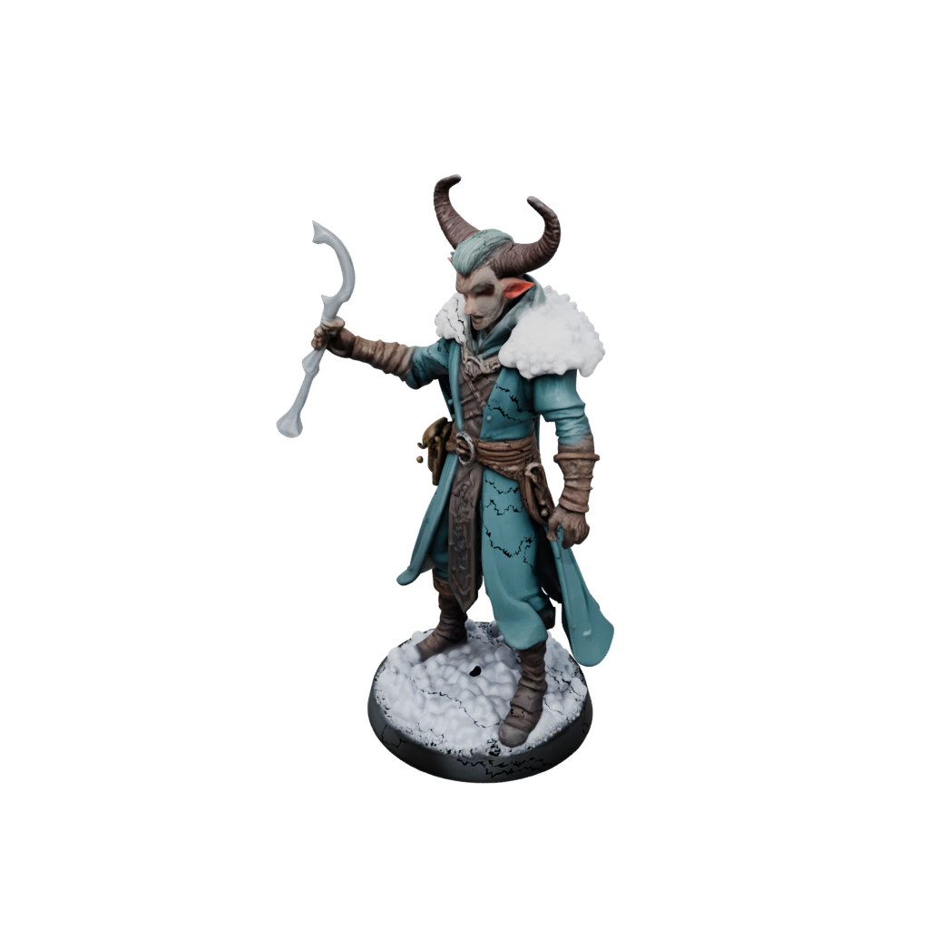 Holiday Tiefling Warlock
