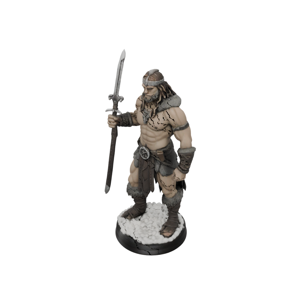Holiday Barbarian With Greatsword