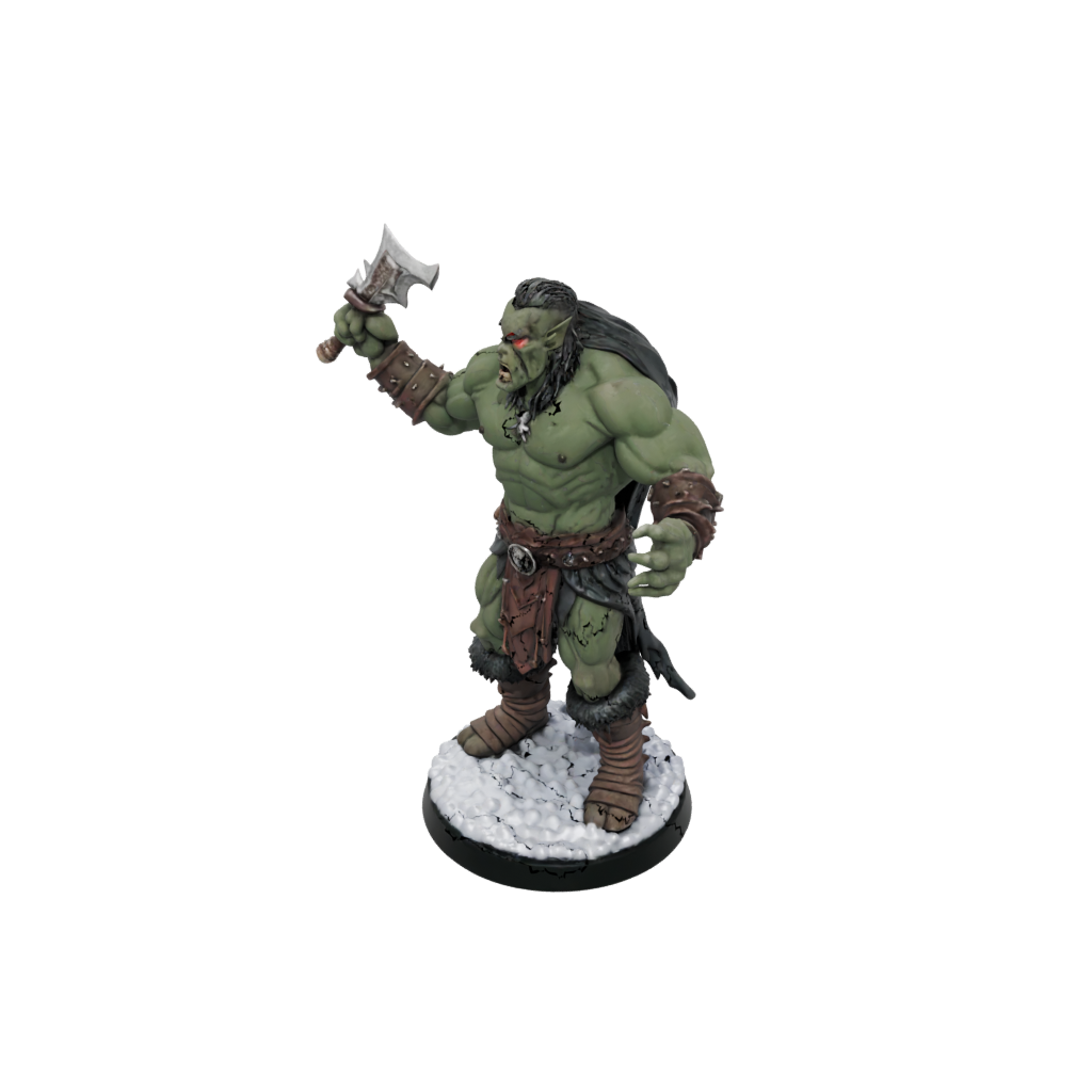 Holiday Half-Orc Berserker