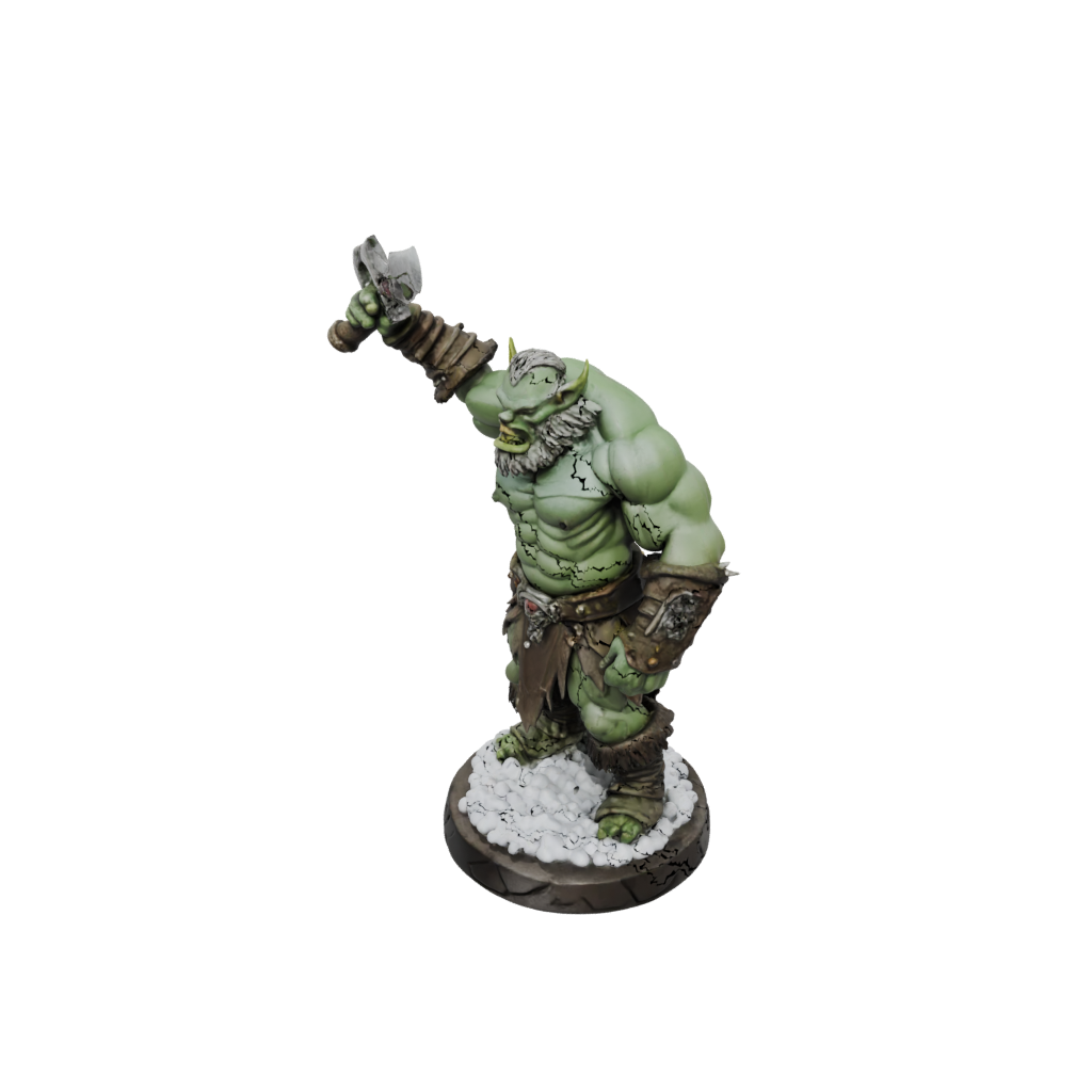 Holiday Orc Brute With Cleaver