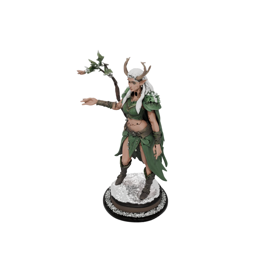 Holiday Wood-Elf Druid