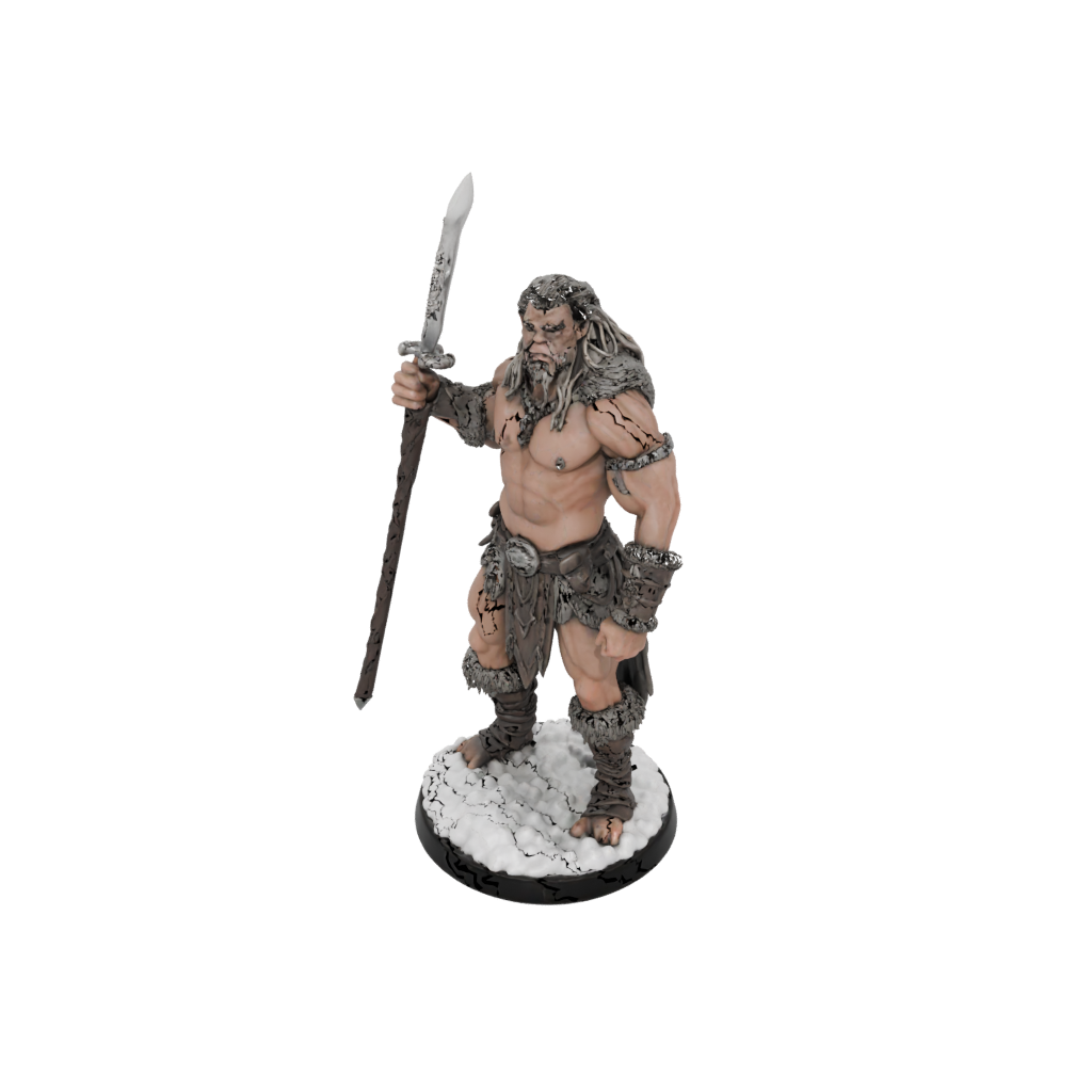 Holiday Barbarian With Greatsword