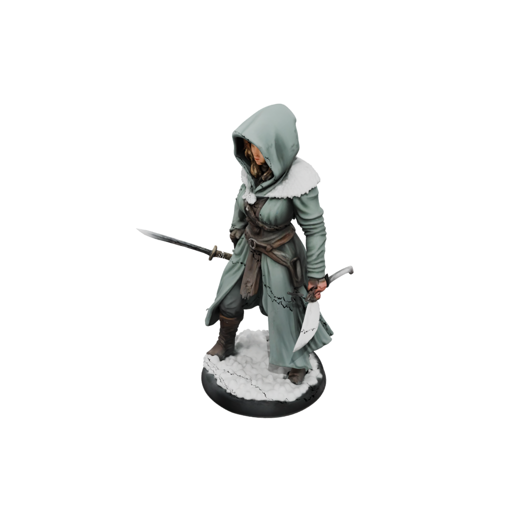 Holiday Hooded Rogue With Daggers