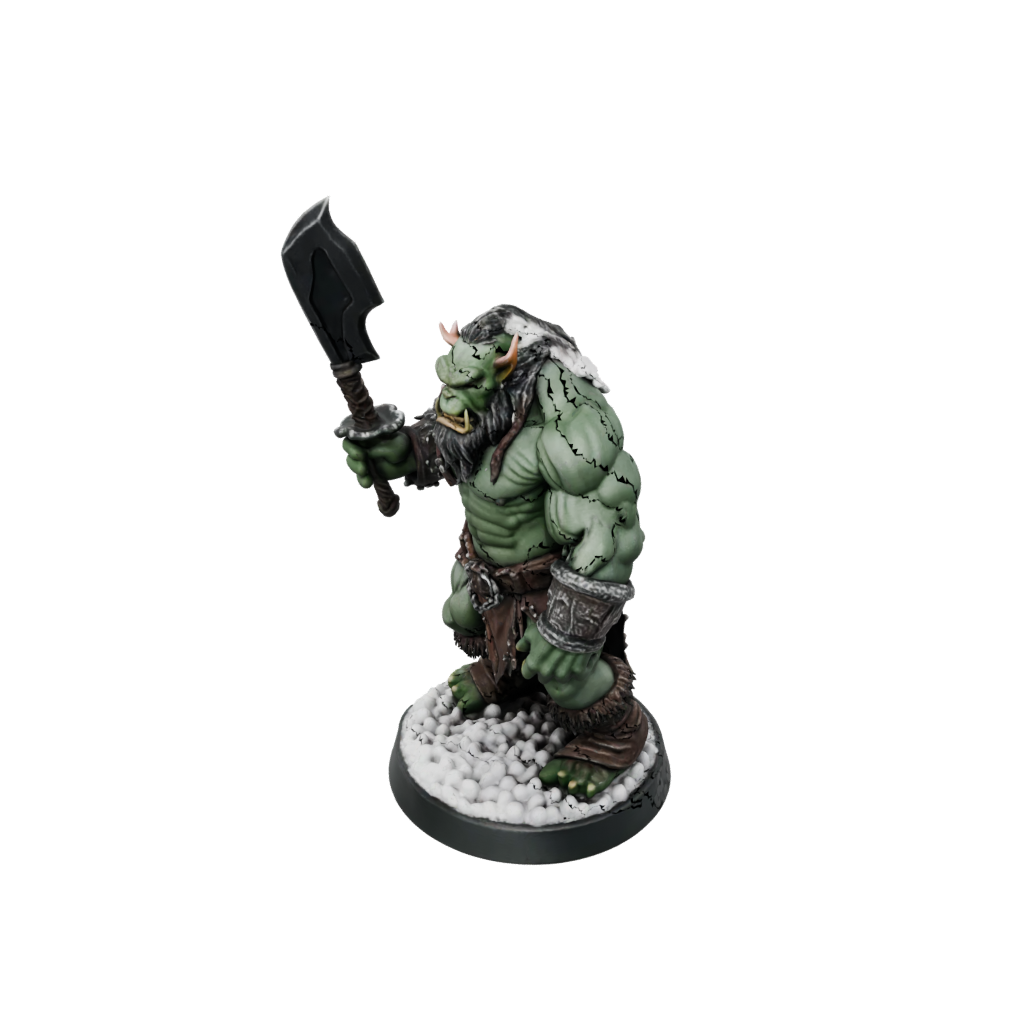 Holiday Orc Brute With Cleaver
