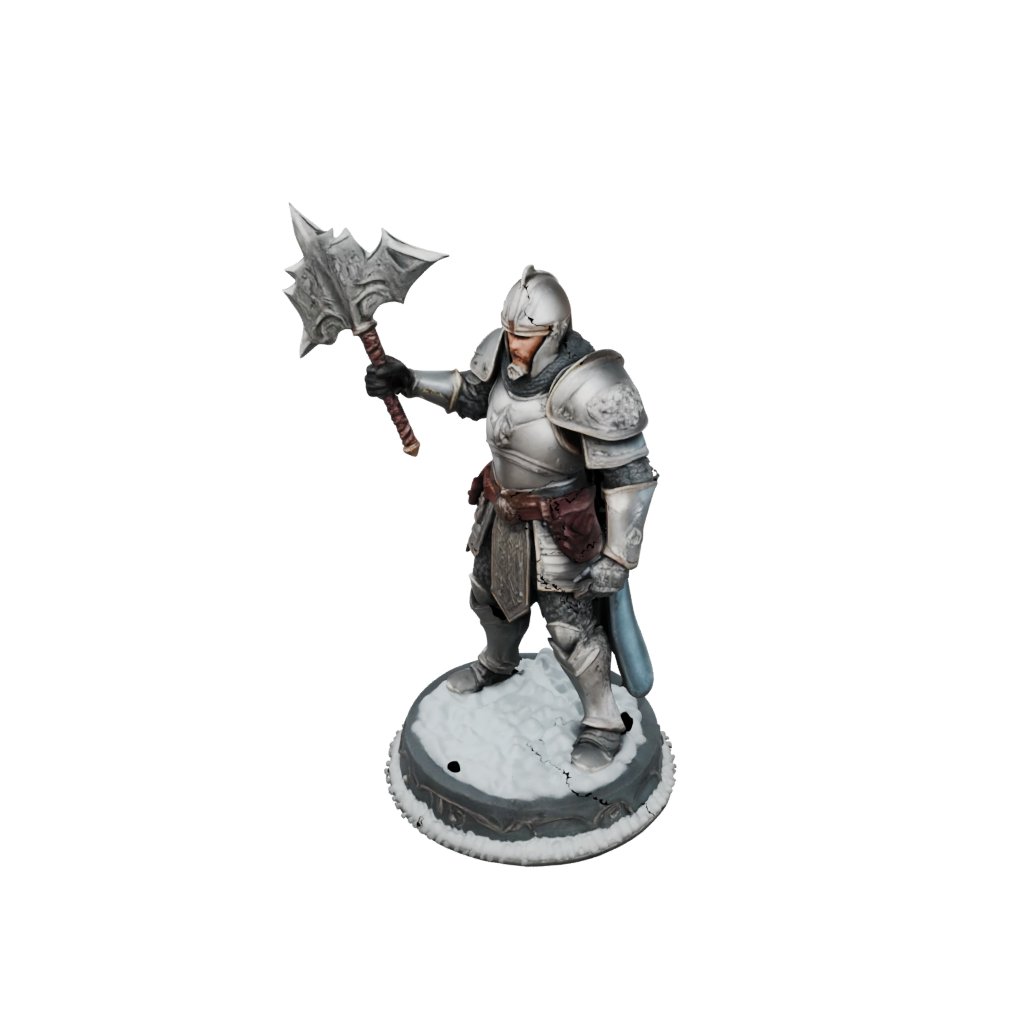 Holiday Armored Paladin With War Maul