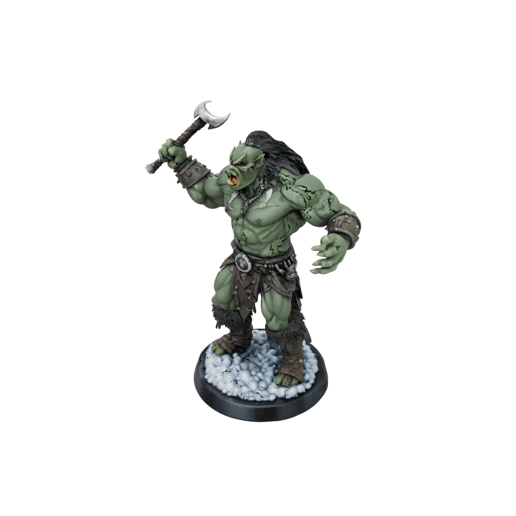 Holiday Half-Orc Berserker