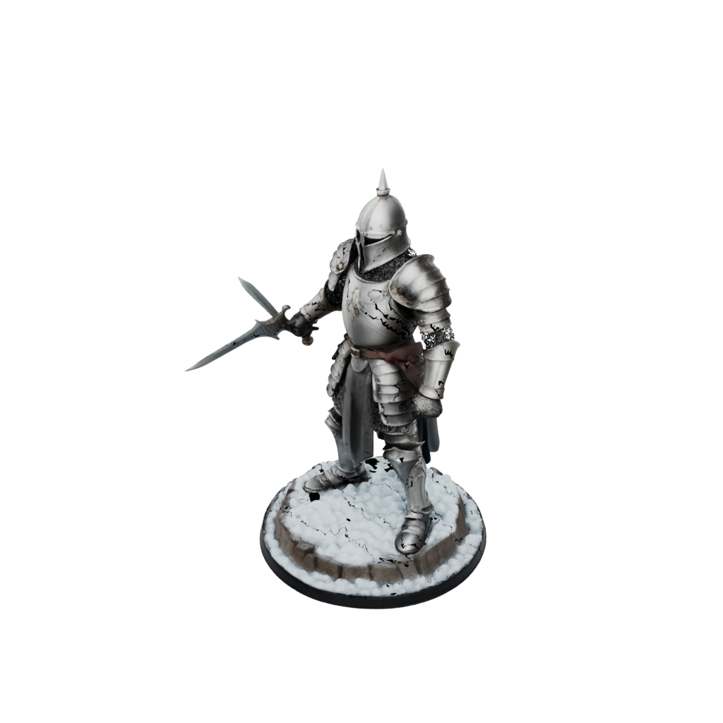 Holiday Knight In Full Plate Armor