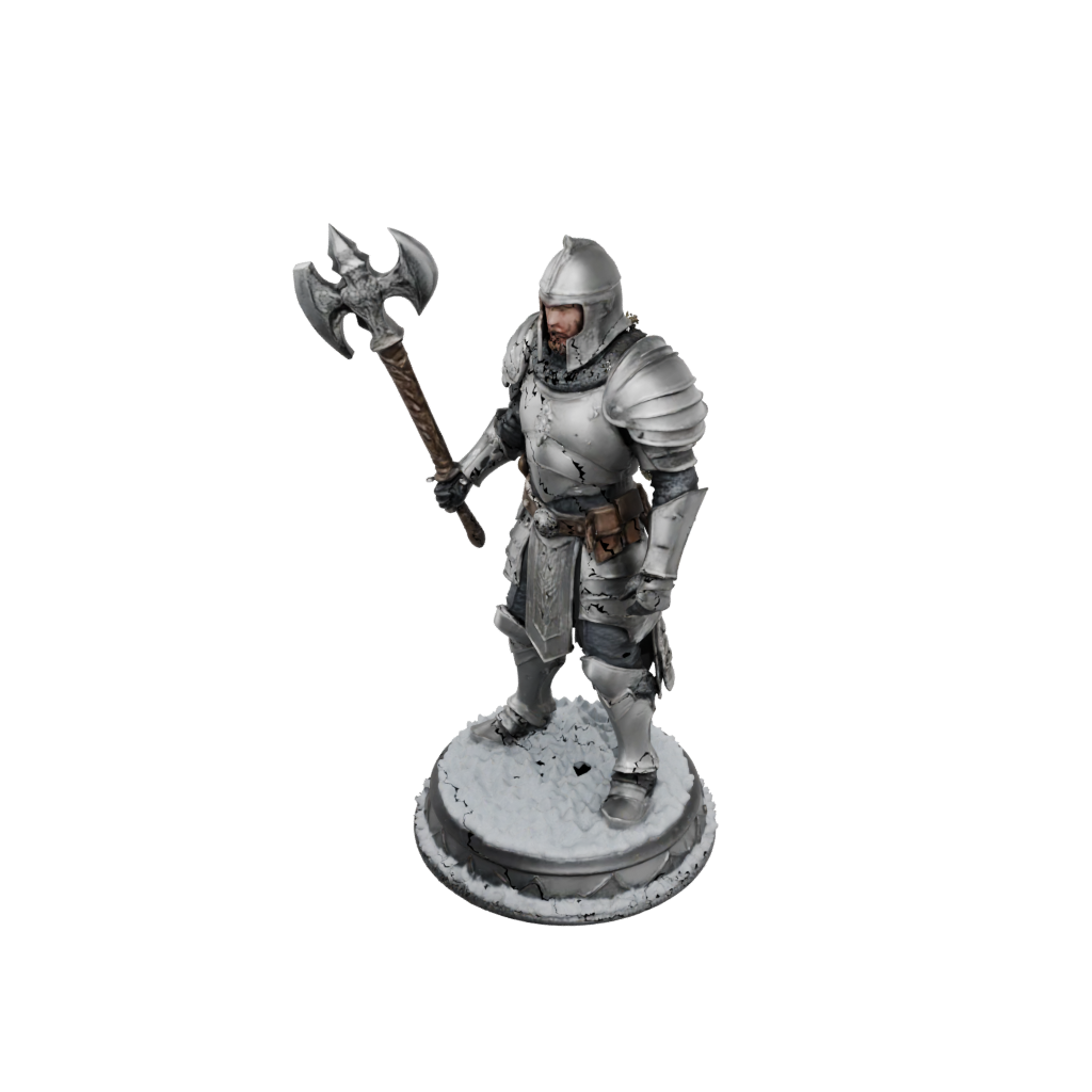 Holiday Armored Paladin With War Maul