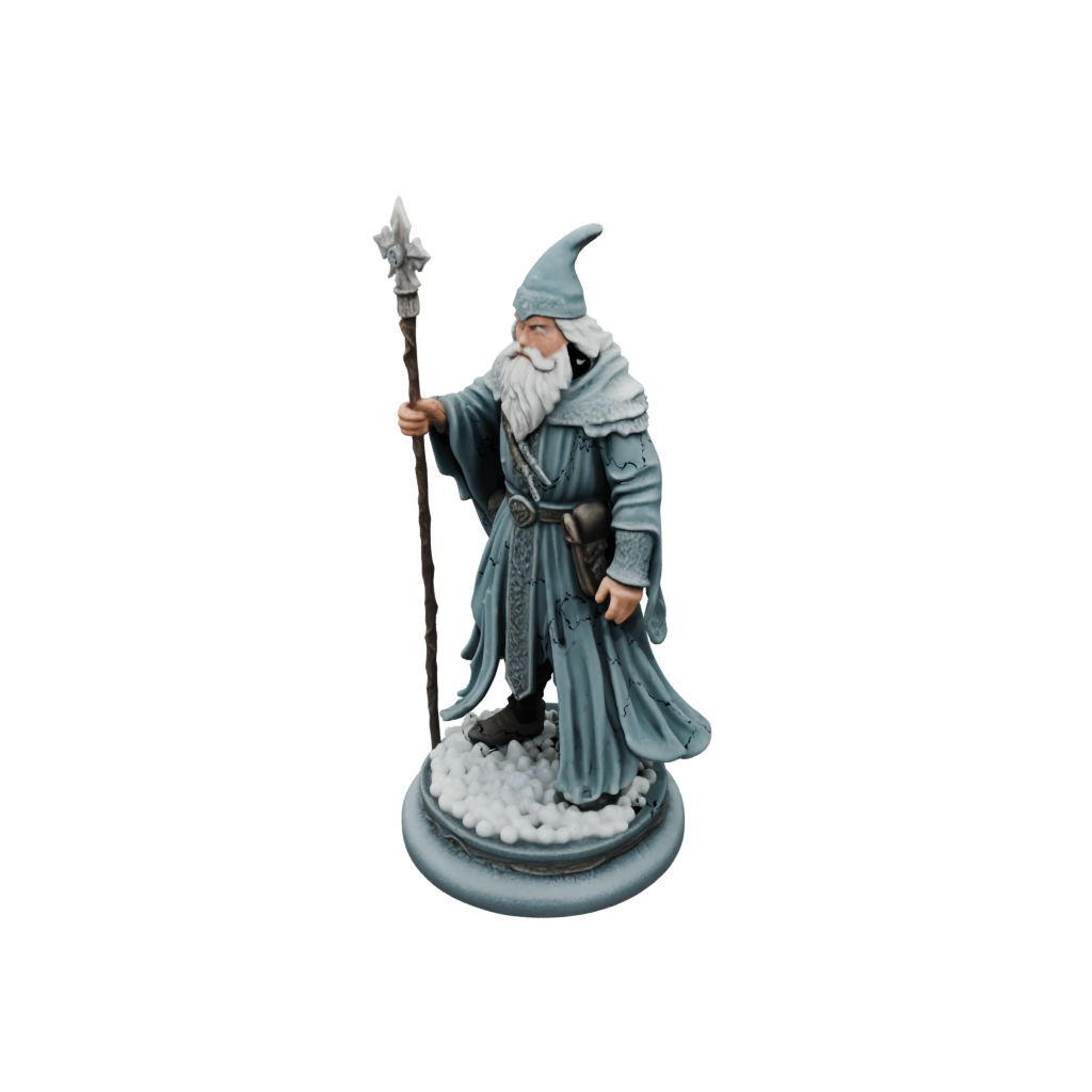Holiday Battle Wizard With Staff