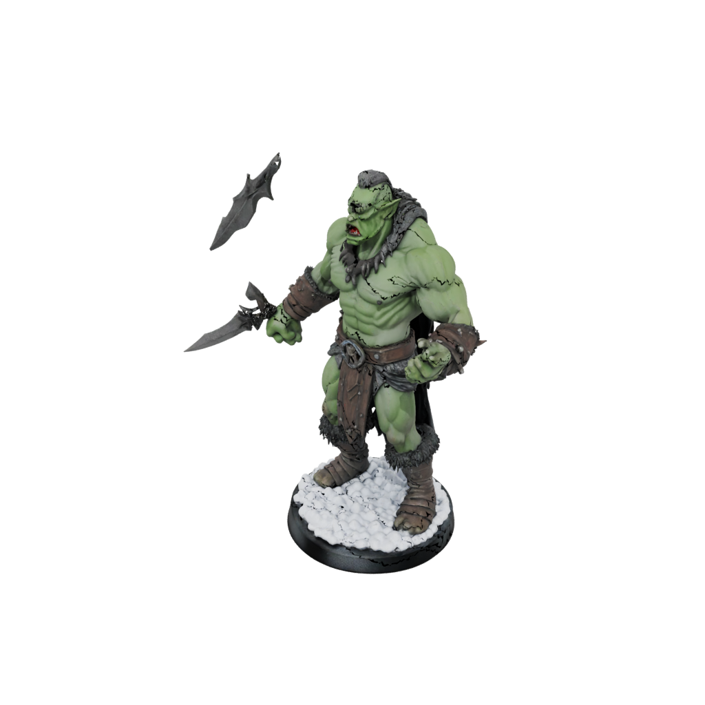 Holiday Half-Orc Berserker