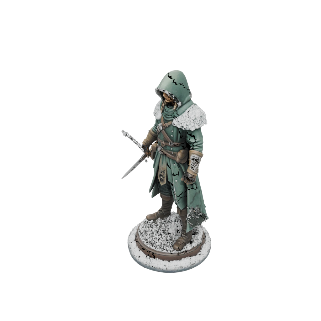 Holiday Hooded Rogue With Daggers