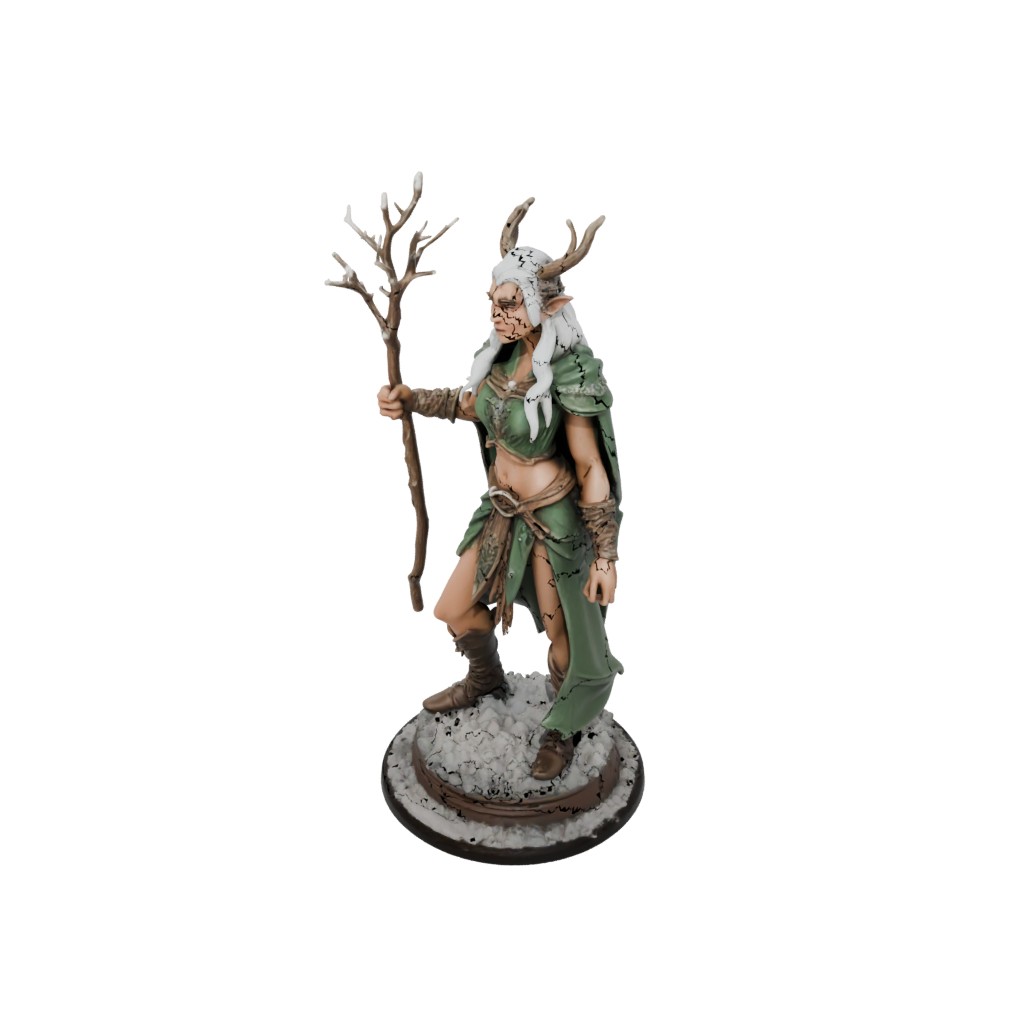 Holiday Wood-Elf Druid