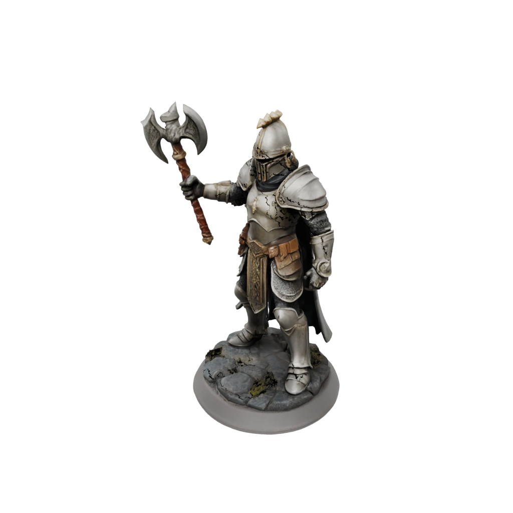 Jumbo Armored Paladin With War Maul