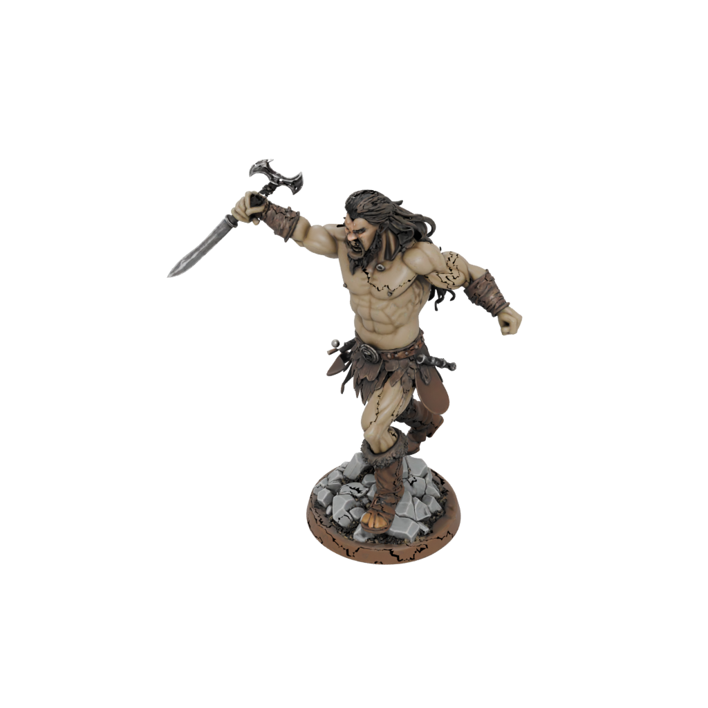 Jumbo Barbarian With Greatsword