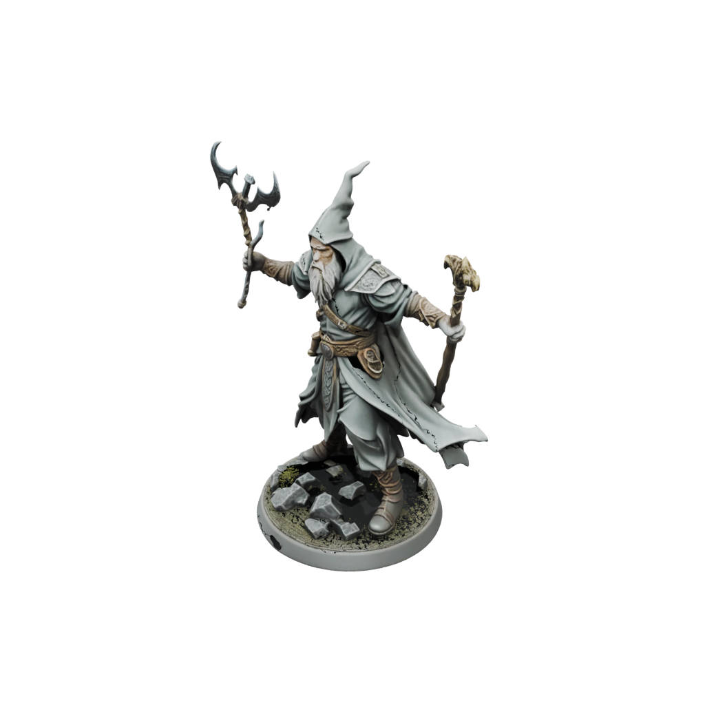 Jumbo Battle Wizard With Staff